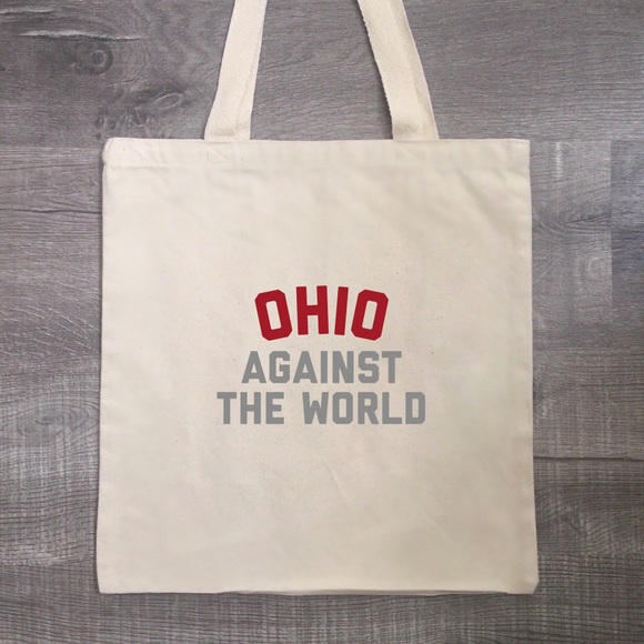 ⭕️🏈🏟 Ohio State Brutus We're Nuts! OSU Tote Bag - Picture 2 of 4